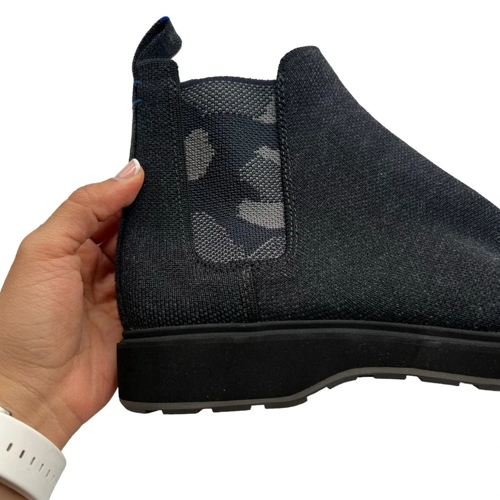Rothy's Merino Wool Chelsea Boots Dark Gray Men's Size 13